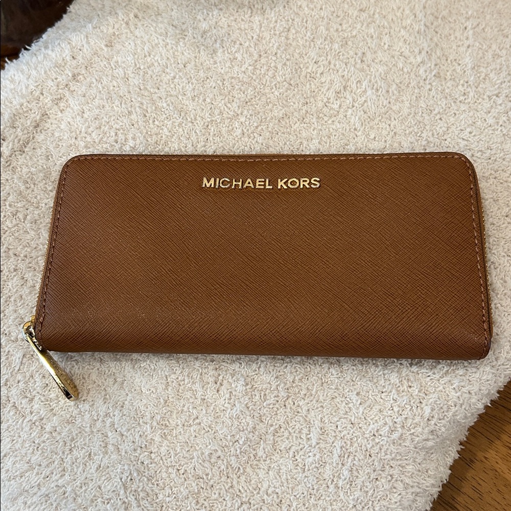 Michael Kors Large Saffiano Leather Wallet